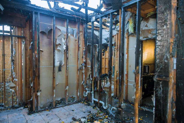 Professional Soot Cleanup technician working in Ringoes, NJ
